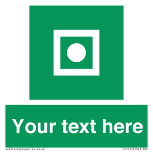 Custom sign safe condition Shipboard general alarm